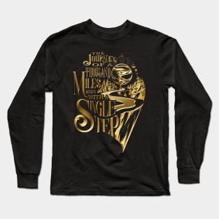 The Journey Of A Thousand Miles Long Sleeve T-Shirt